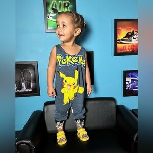 Vintage material handmade romper